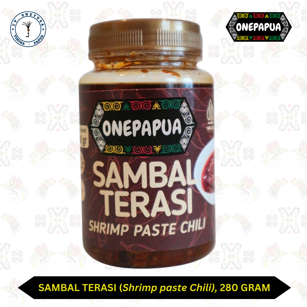 Sambal Terasi OnePapua, 280 gram